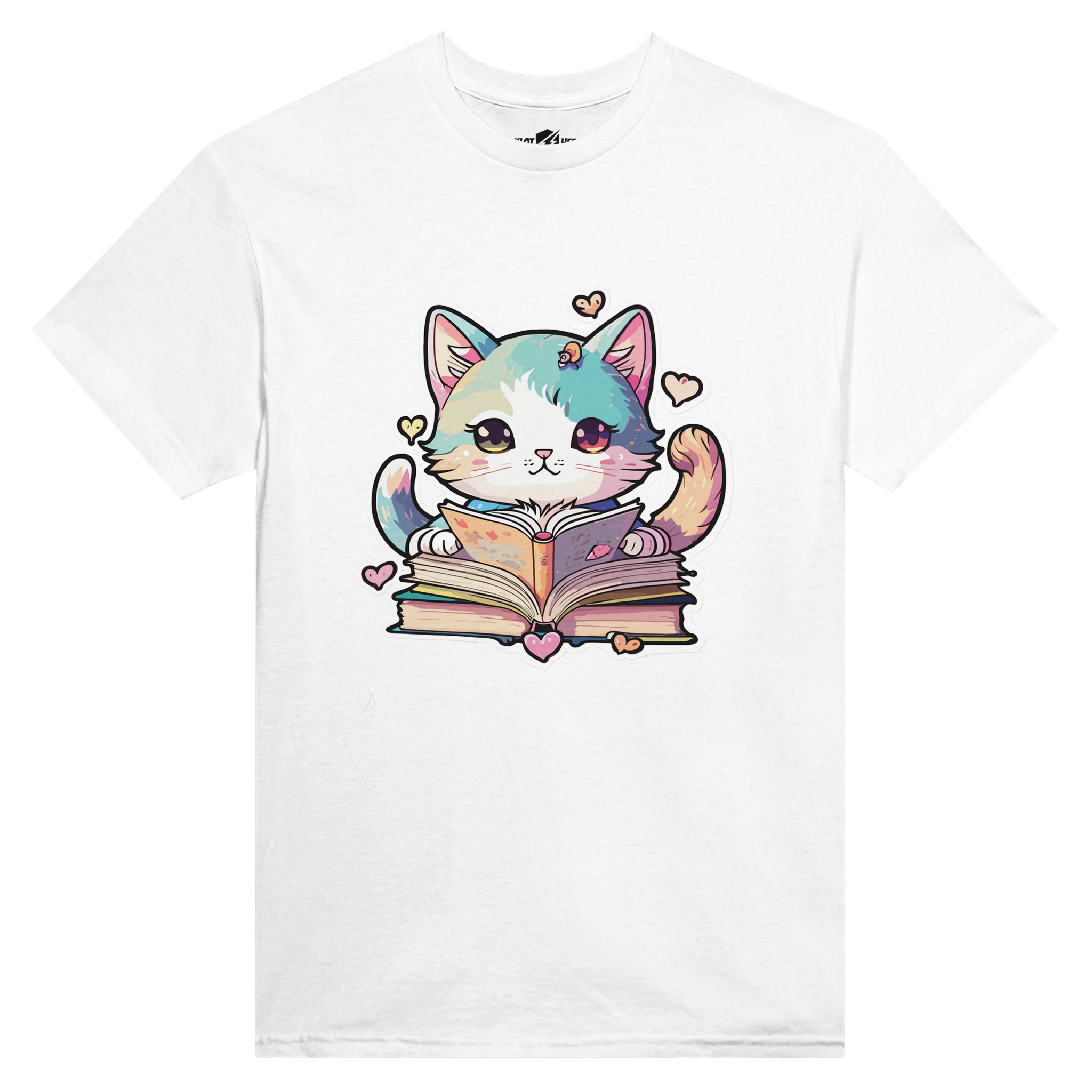 T-shirt Donna Fantasy Studious Cat