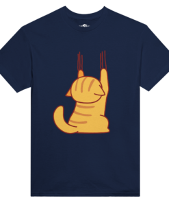 T-shirt girocollo Donna Klothero Scratching Cat