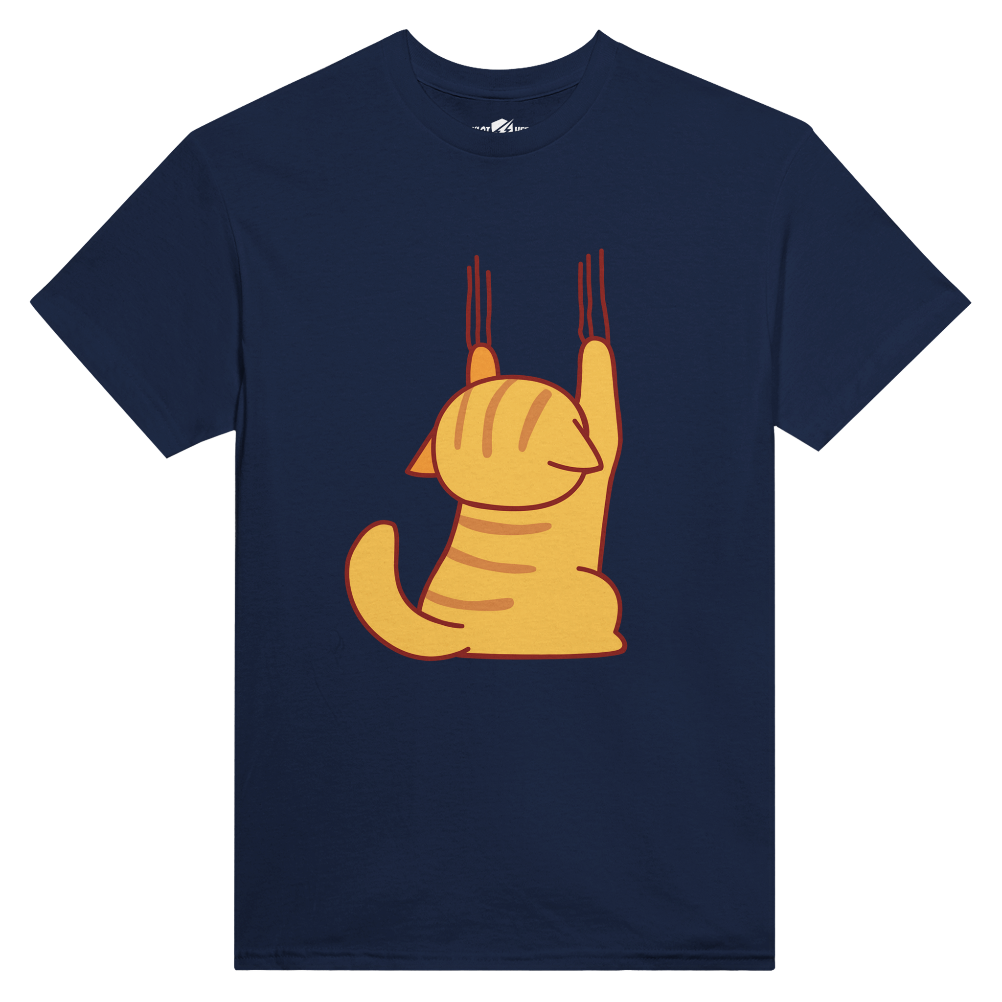 T-shirt girocollo Donna Klothero Scratching Cat