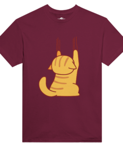 T-shirt Donna Klothero Scratching Cat