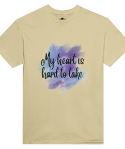 T-shirt Donna in Cotone My Heart Is Hard To Take - Klothero