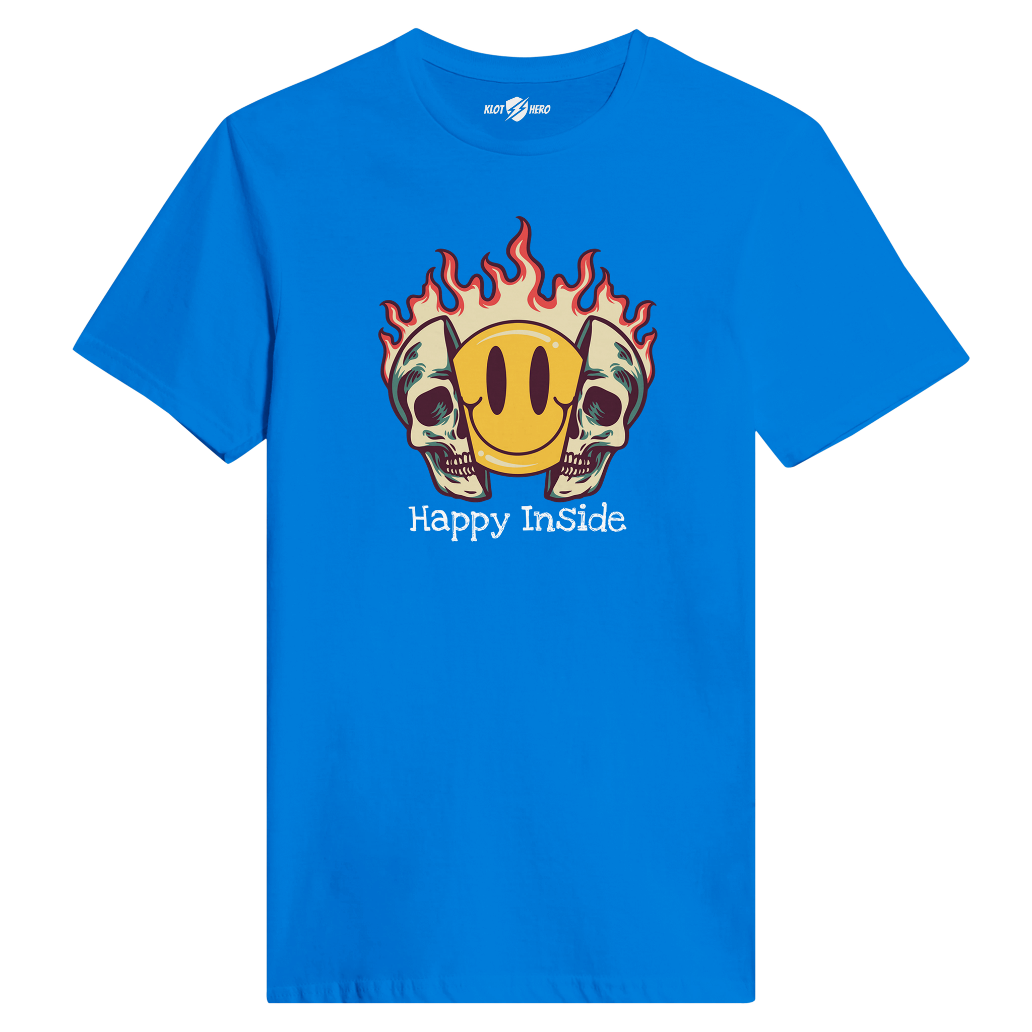 T-shirt Donna "Happy Inside" by Klothero