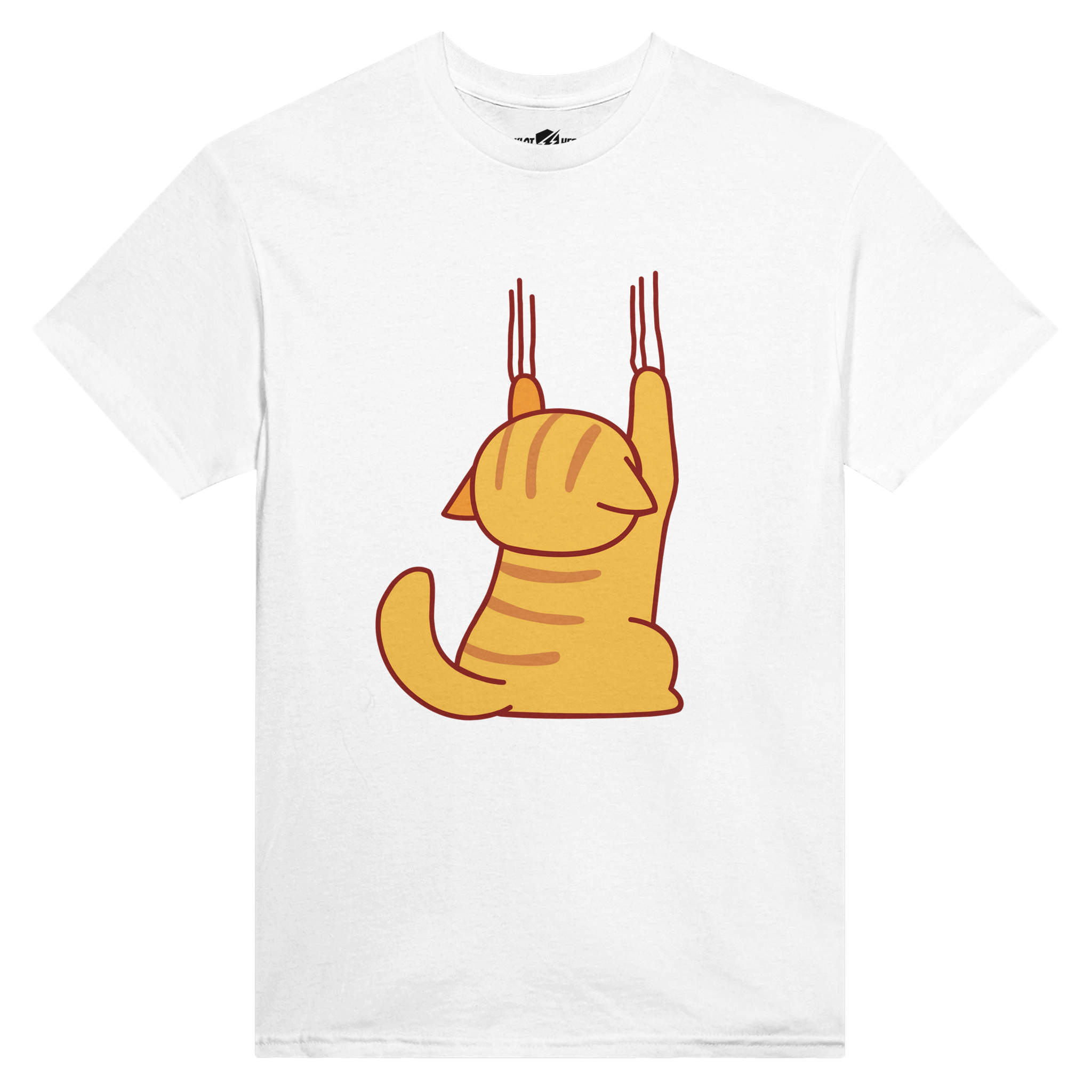 T-shirt girocollo Donna Klothero Scratching Cat