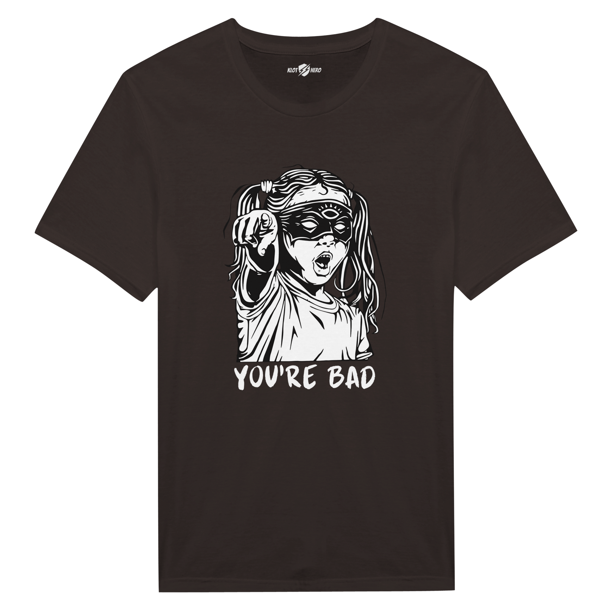 T-Shirt con Stampa “You’re Bad” – Klothero