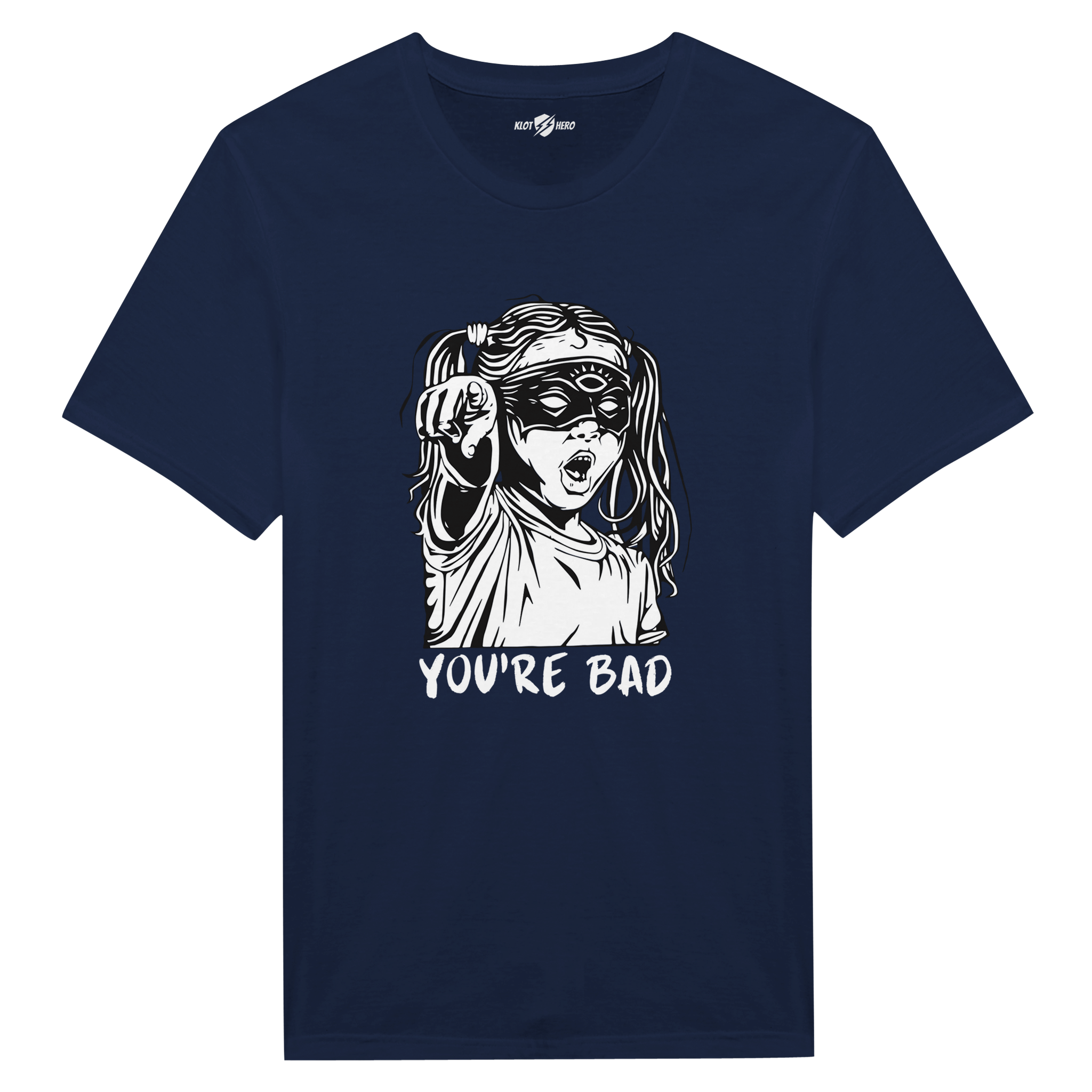 T-Shirt con Stampa “You’re Bad” – Klothero
