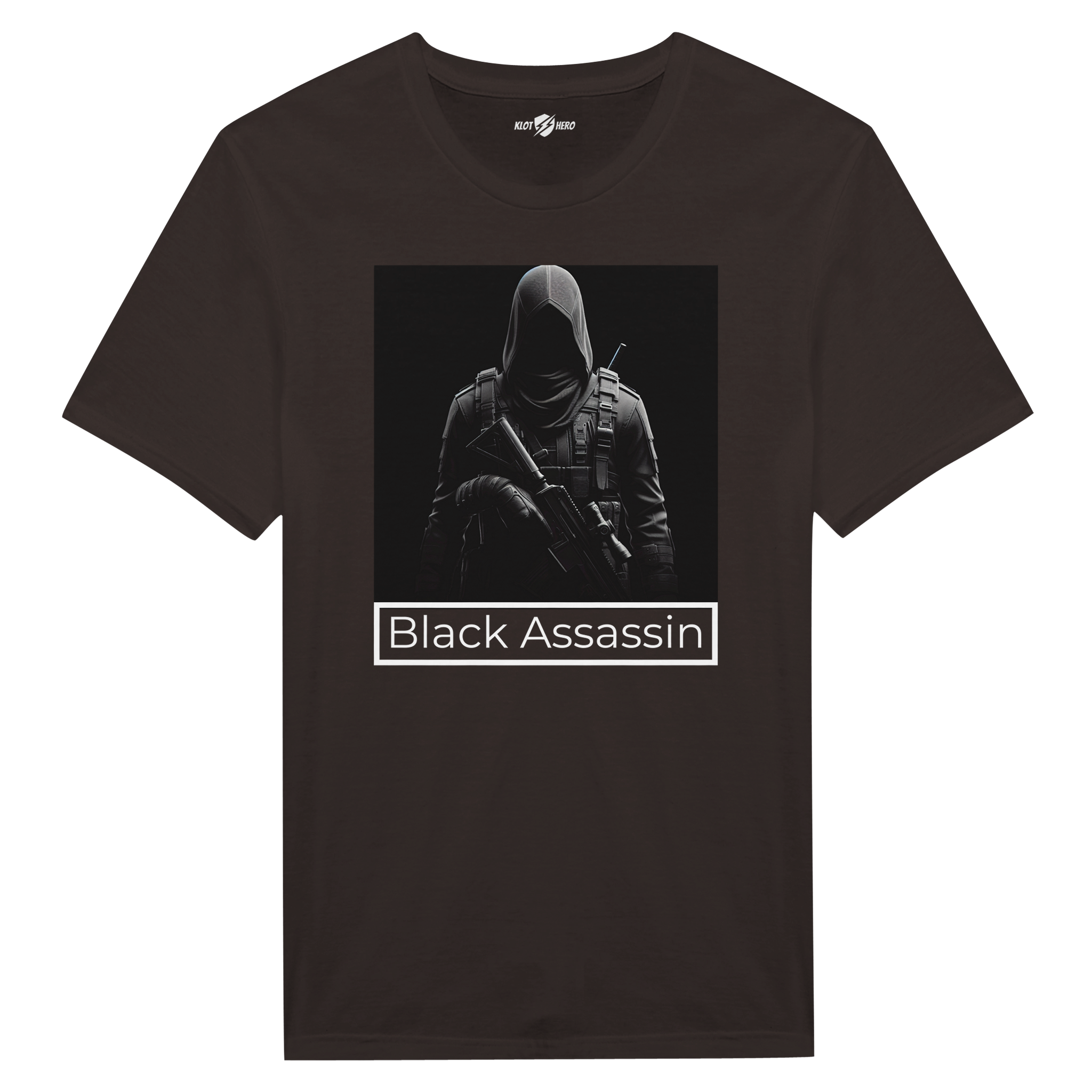 T-shirt Uomo Black Assassin – Stile Dark e Gaming - Klothero