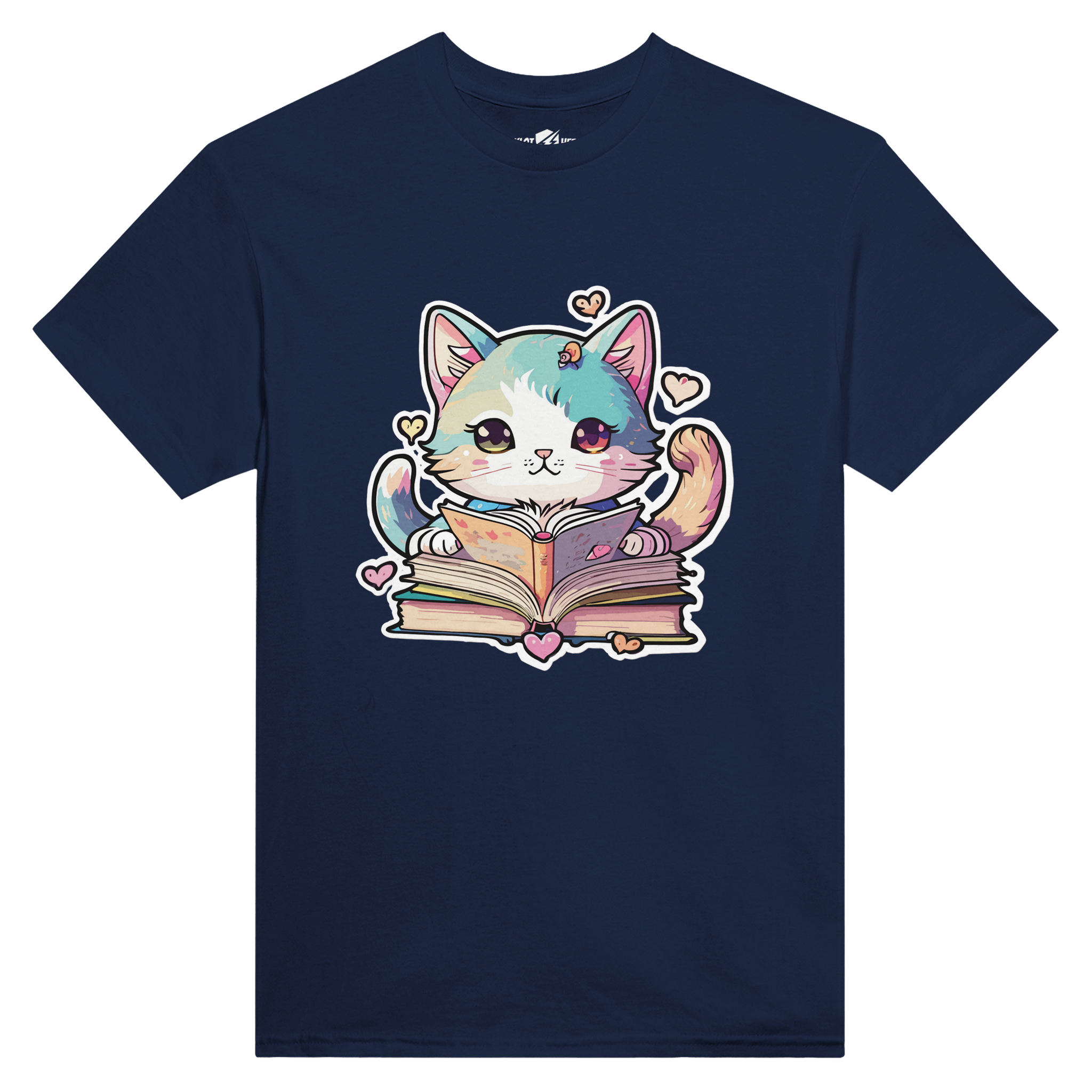 T-shirt Donna Fantasy Studious Cat