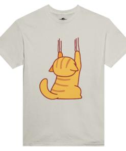 T-shirt girocollo Donna Klothero Scratching Cat
