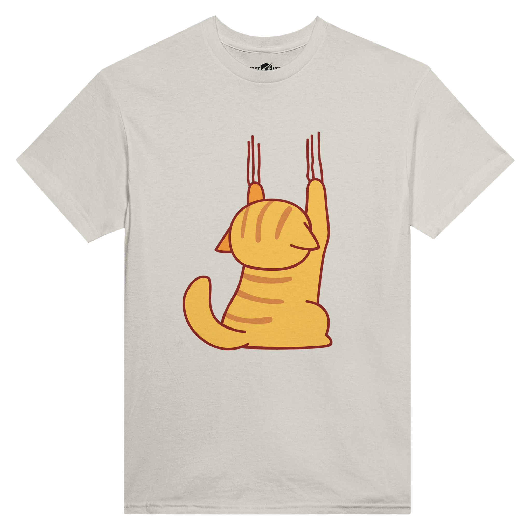 T-shirt girocollo Donna Klothero Scratching Cat