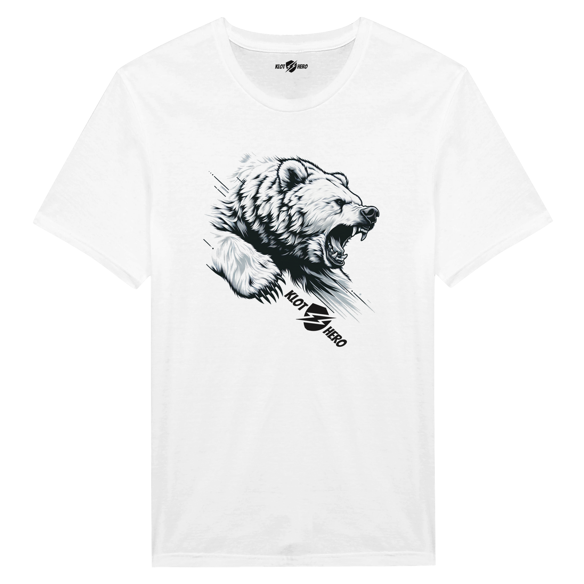 T-Shirt Uomo "Polar Bear Rage" -Maglia Streetwear- Klothero