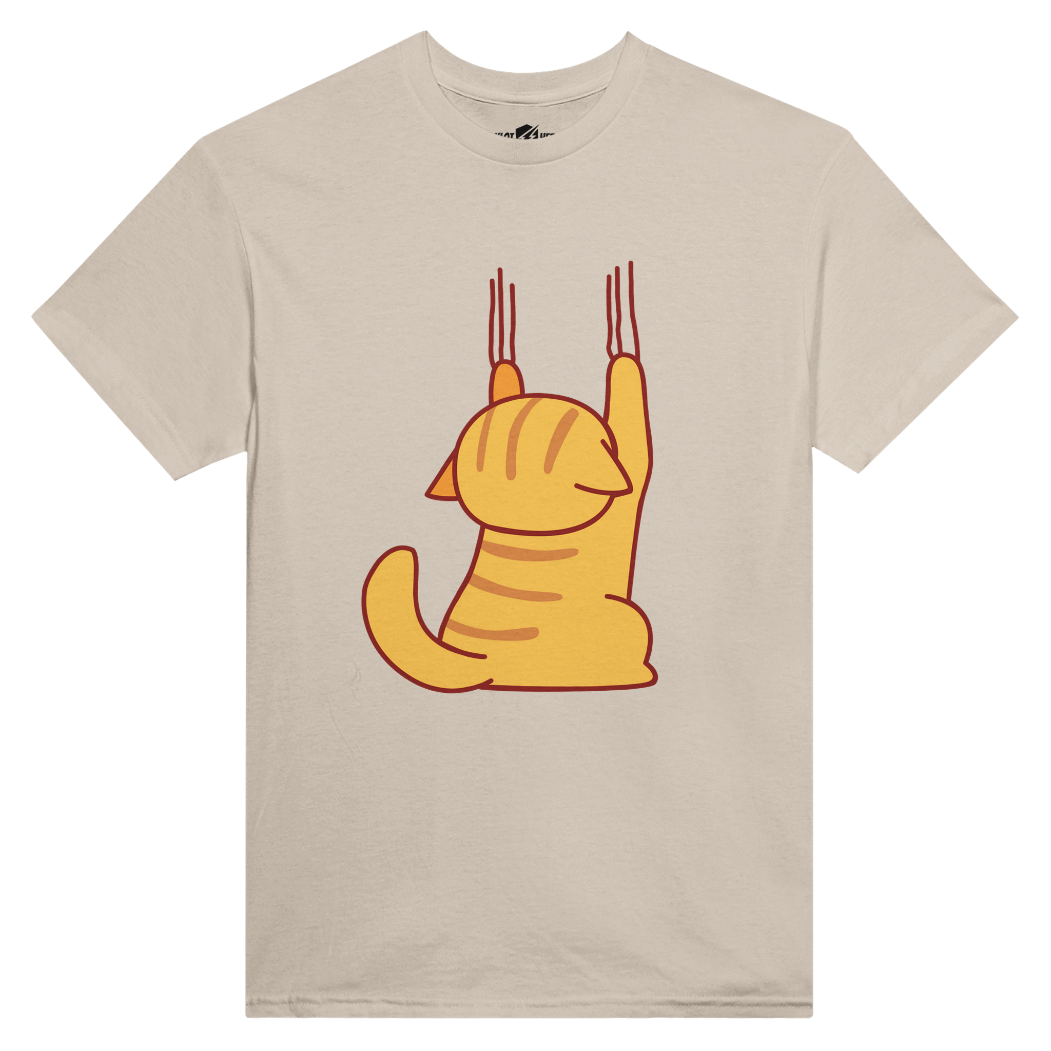 T-shirt girocollo Donna Klothero Scratching Cat