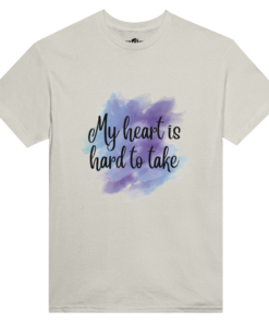 T-shirt Donna in Cotone My Heart Is Hard To Take - Klothero