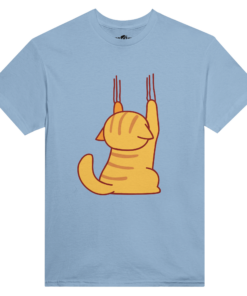 T-shirt girocollo Donna Klothero Scratching Cat