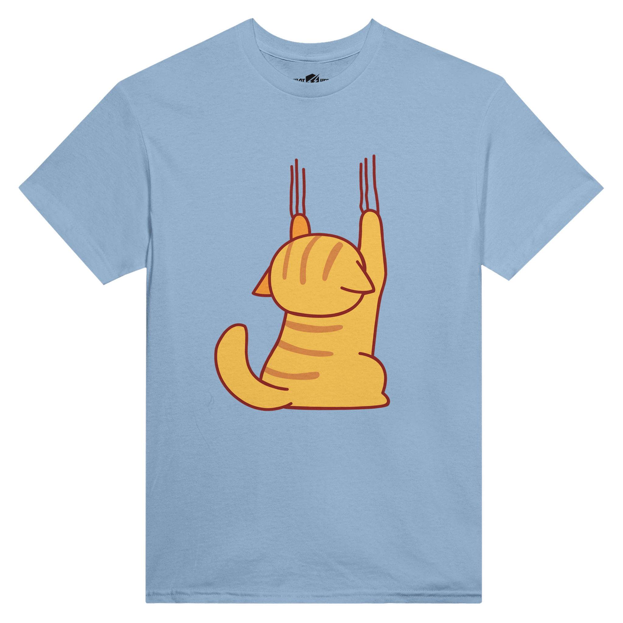 T-shirt girocollo Donna Klothero Scratching Cat
