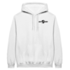 Felpa con cappuccio Unisex - White - Klothero