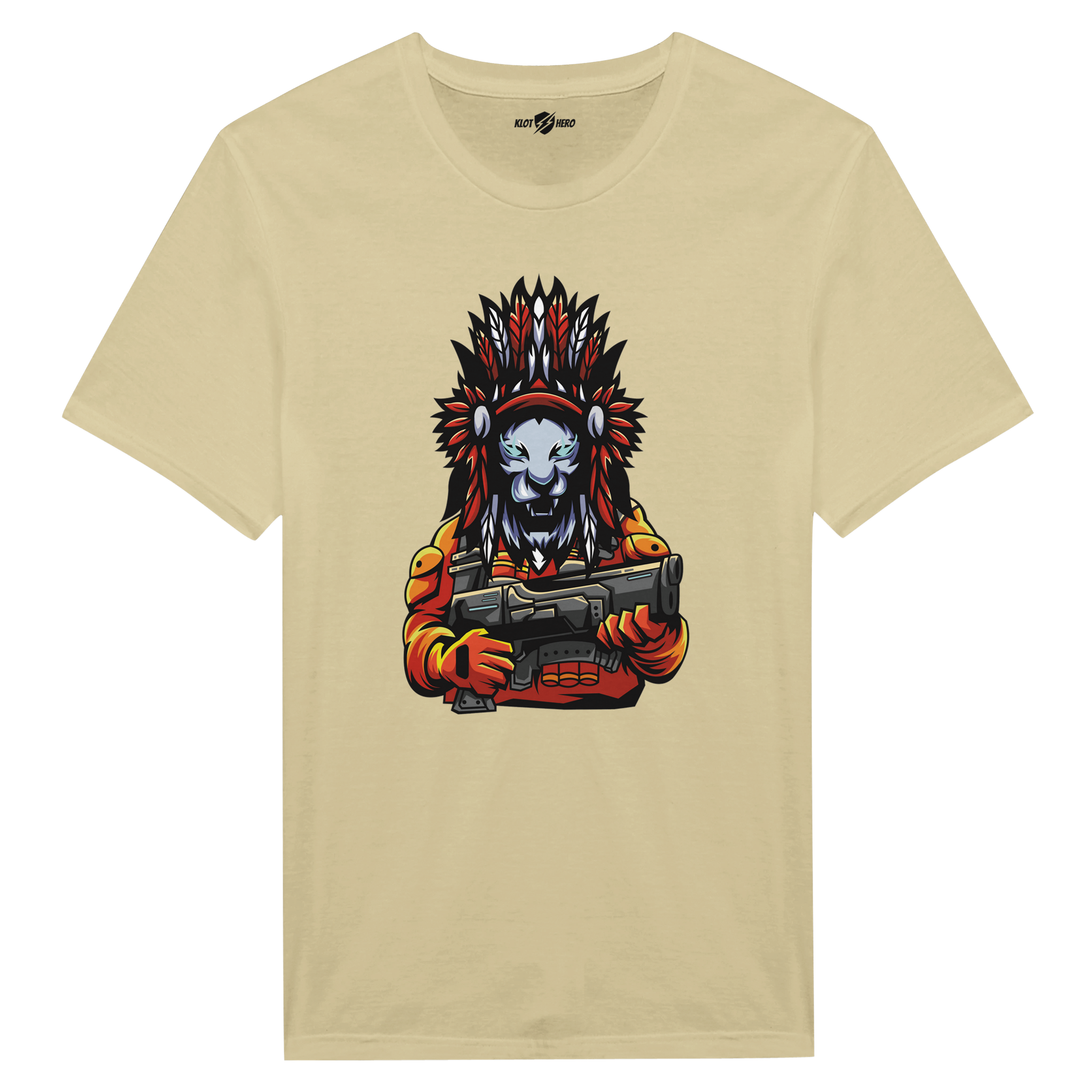 T-Shirt "Apache Lion Soldier" | Maglia Uomo - Klothero