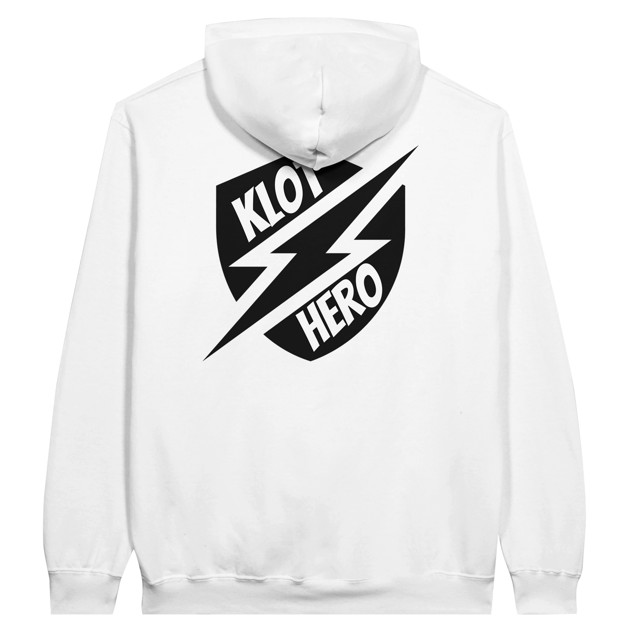 Felpa con cappuccio Unisex - White - Klothero