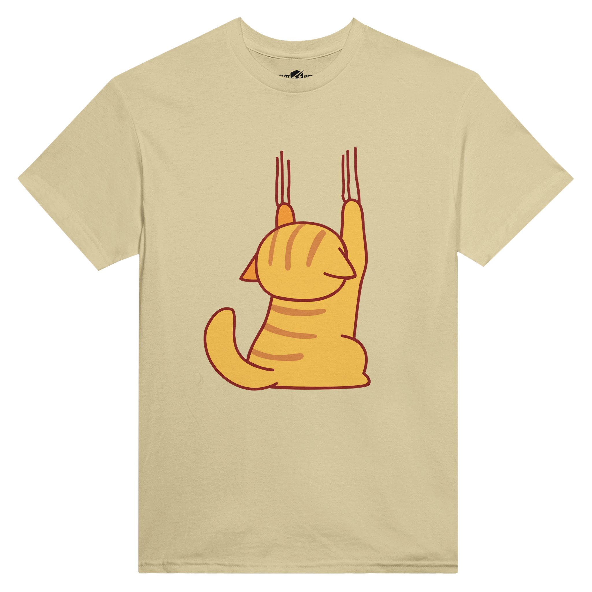 T-shirt girocollo Donna Klothero Scratching Cat