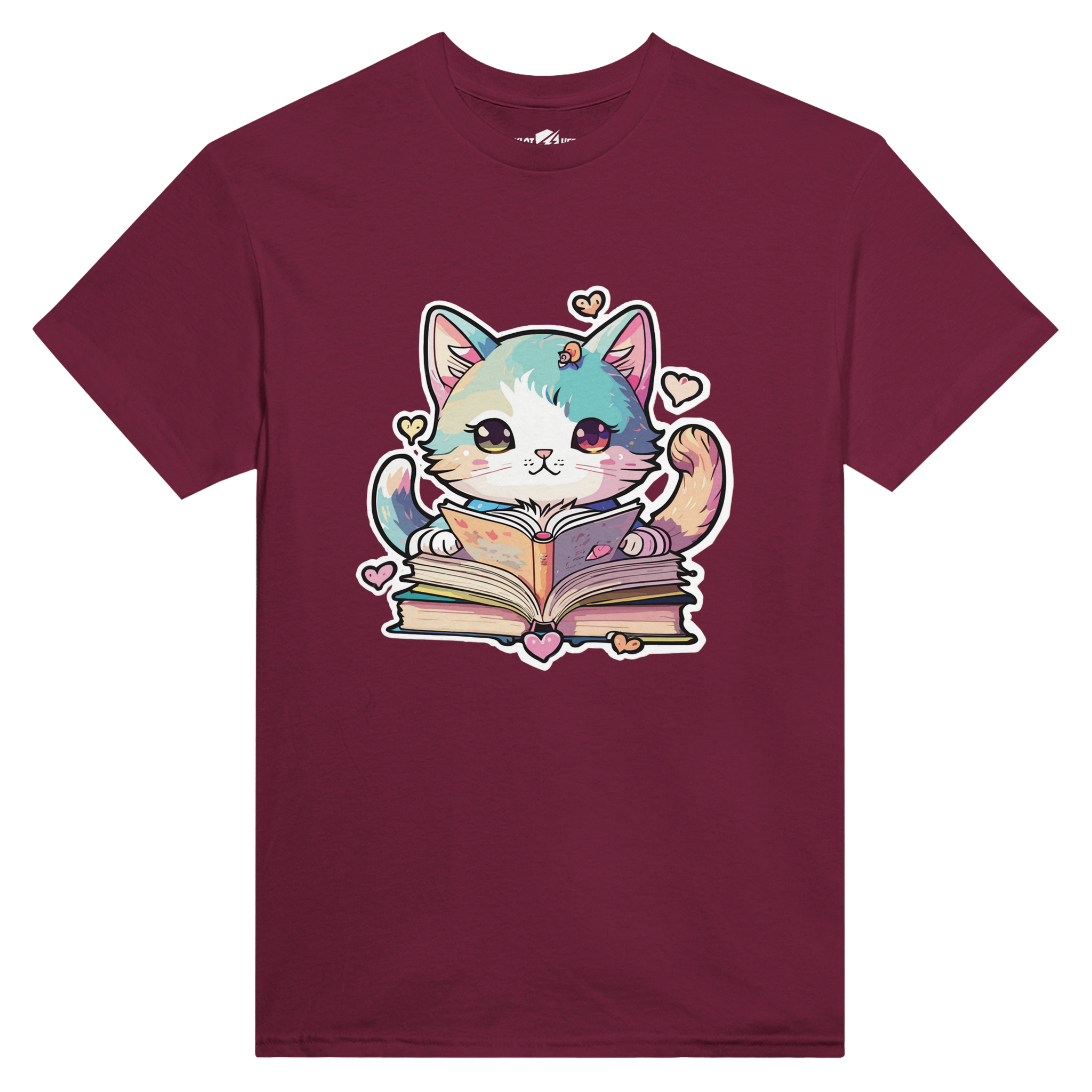 T-shirt Donna Fantasy Studious Cat