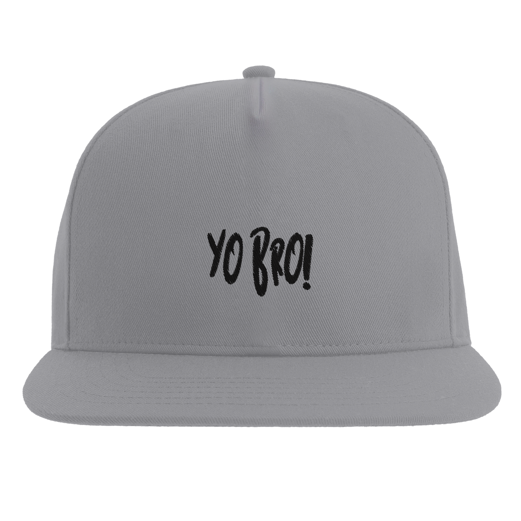 Snapback "Yo Bro!"Cappello Streetwear - Beechfield B660