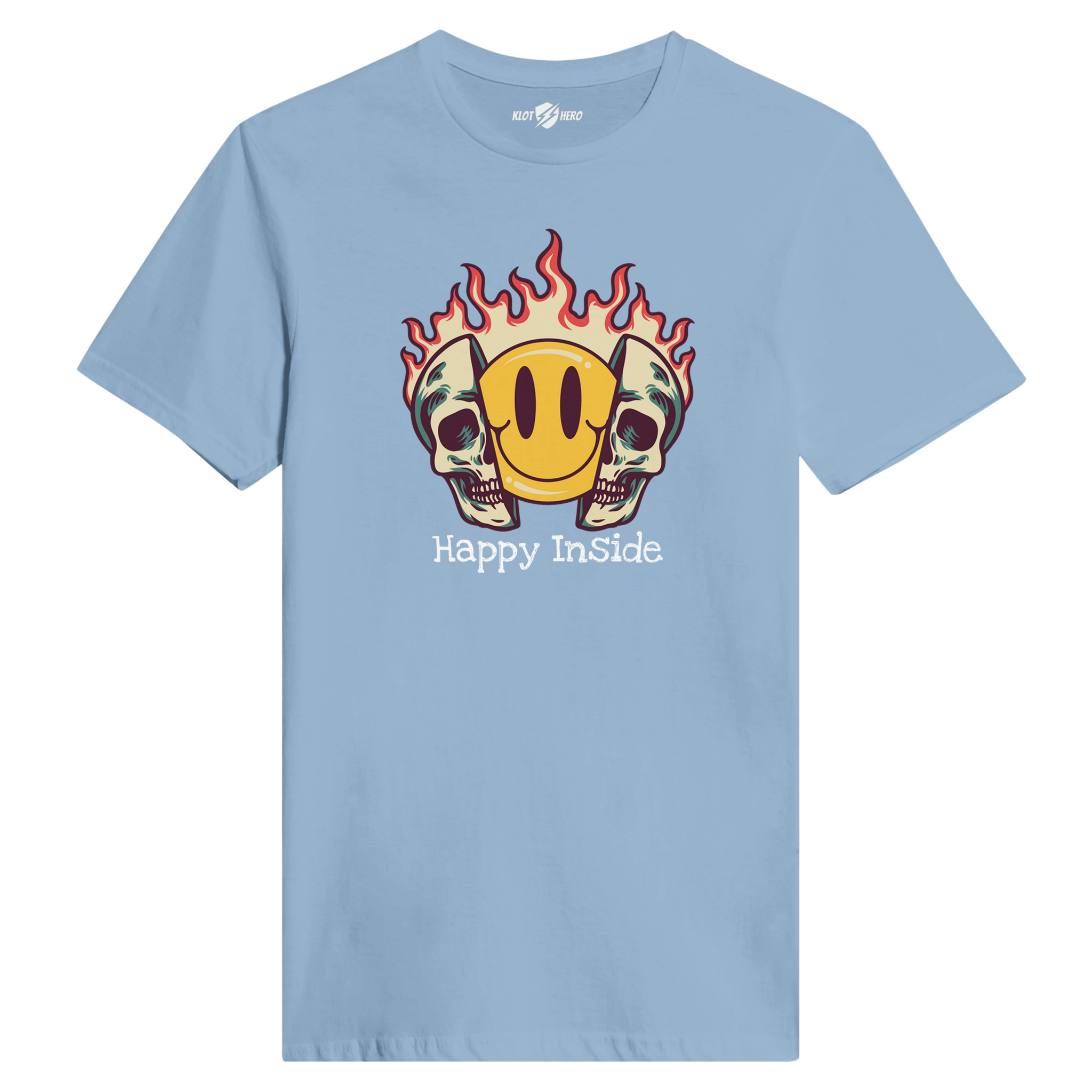 T-shirt Donna "Happy Inside" by Klothero