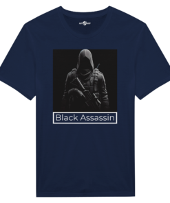 T-shirt Uomo Black Assassin – Stile Dark e Gaming - Klothero