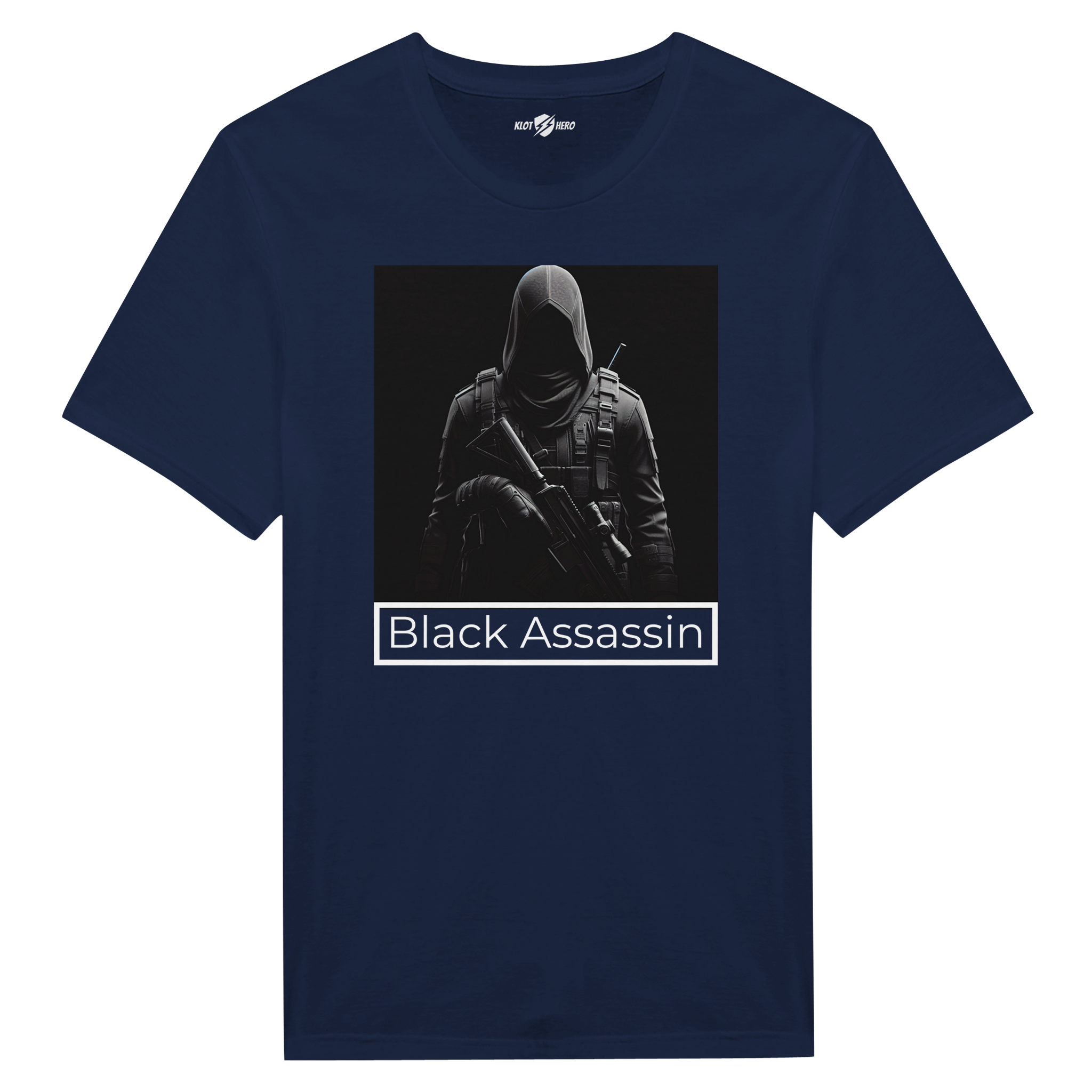 T-shirt Uomo Black Assassin – Stile Dark e Gaming - Klothero
