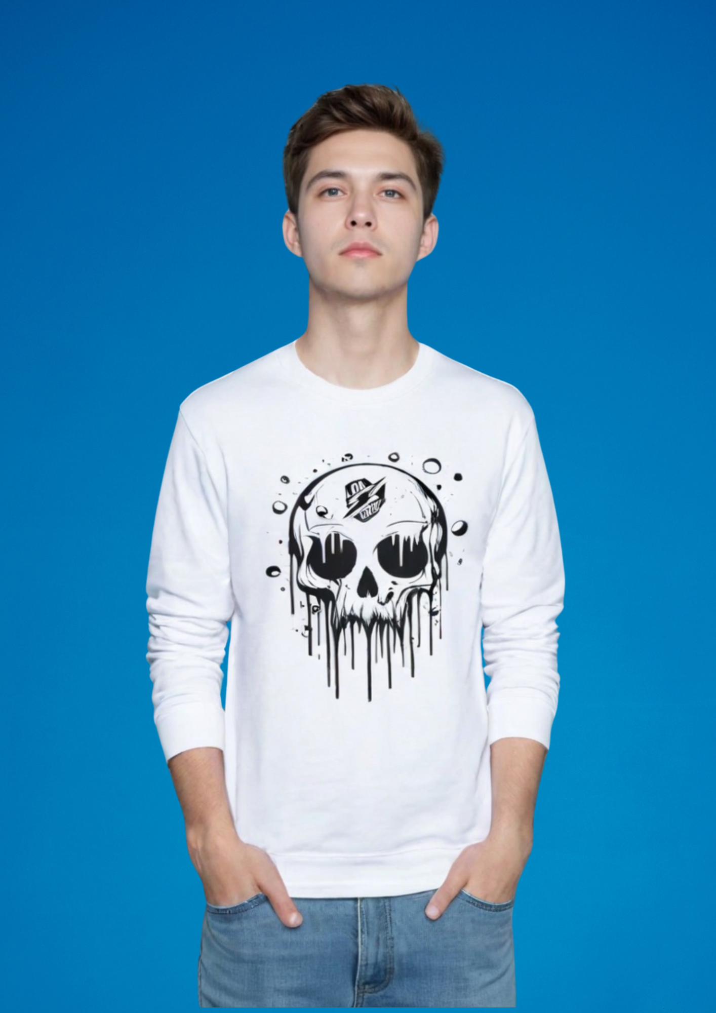 Felpa Uomo Senza Cappuccio - Abbigliamento streetwear Klothero