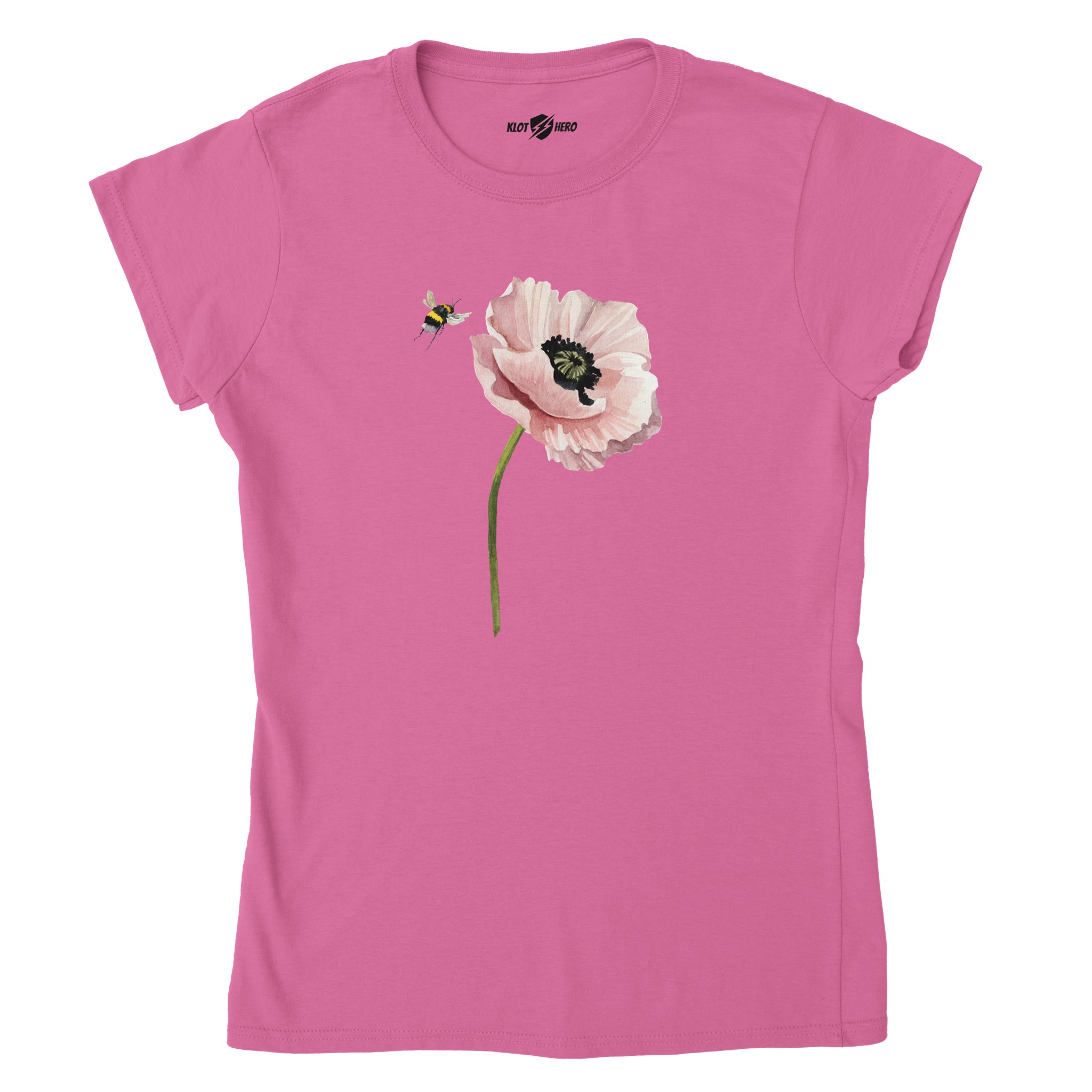 T-shirt Donna Wildflower con Stampa Floreale - Klothero