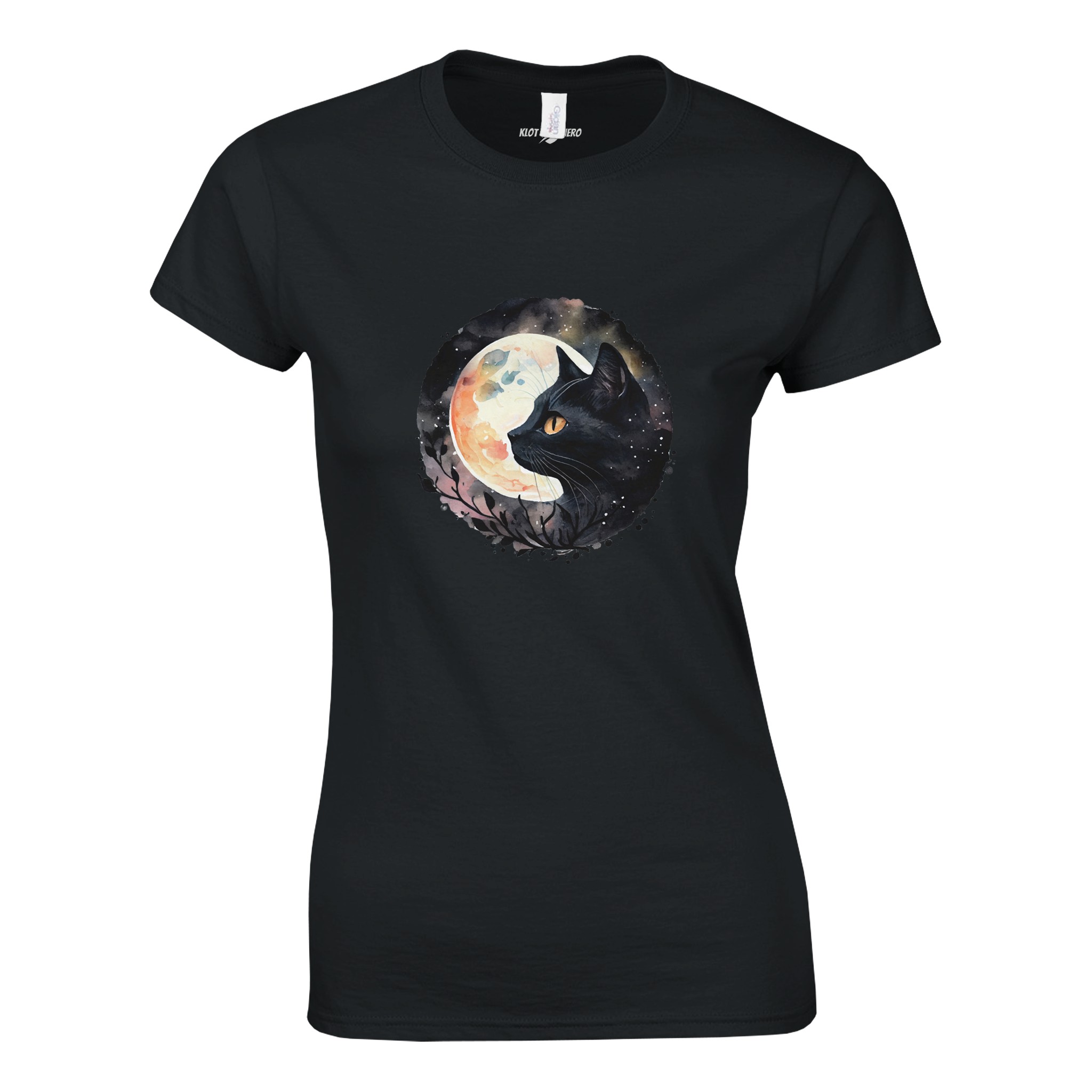 T-shirt Donna Gatto Salem - Maglia in Cotone - Klothero