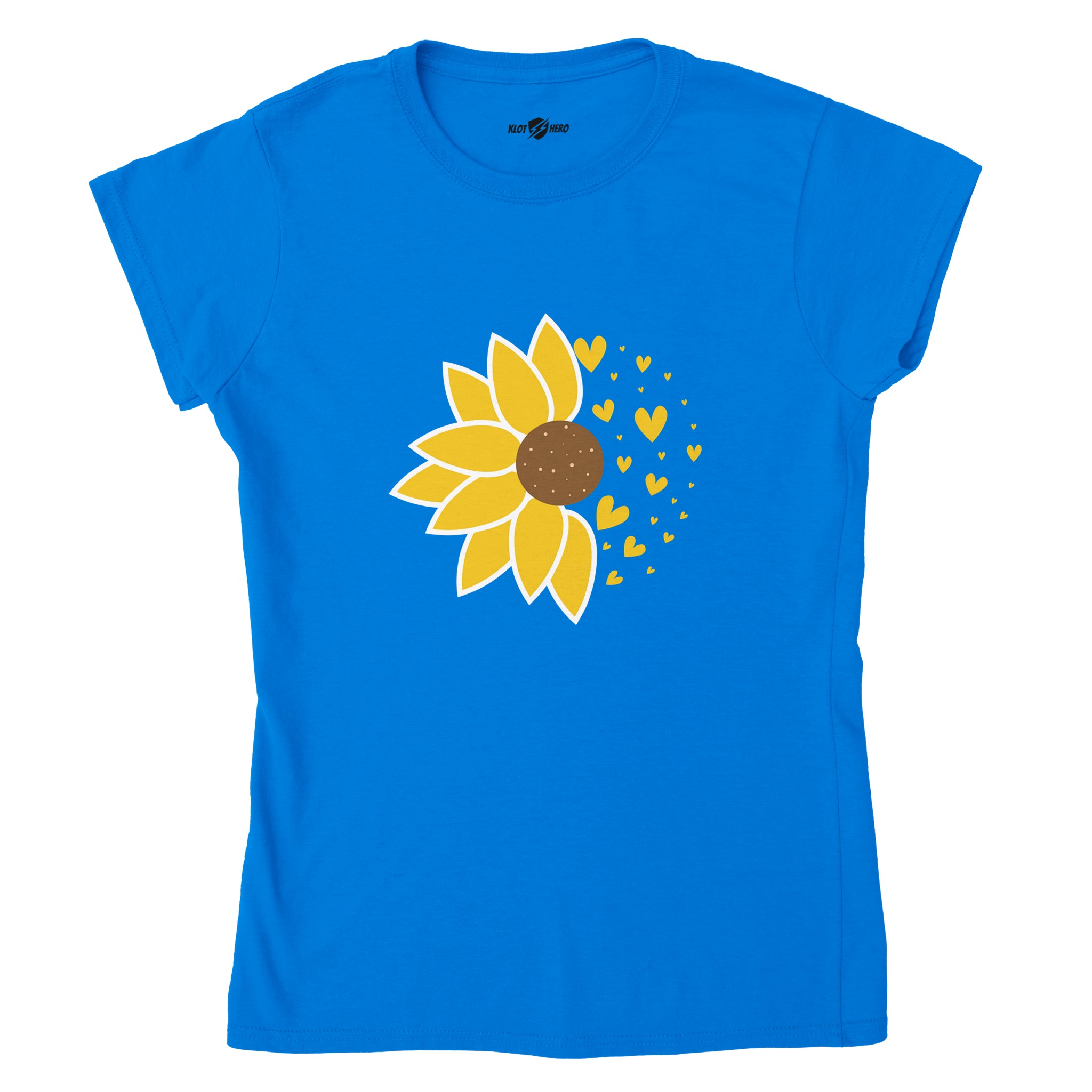 T-shirt Girasole e Cuori - Donna - Klothero