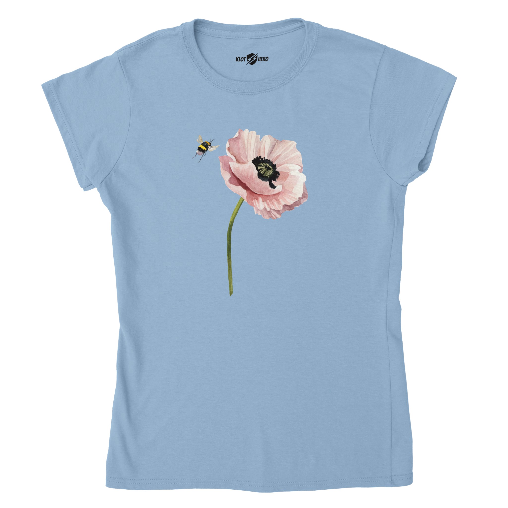 T-shirt Donna Wildflower con Stampa Floreale - Klothero