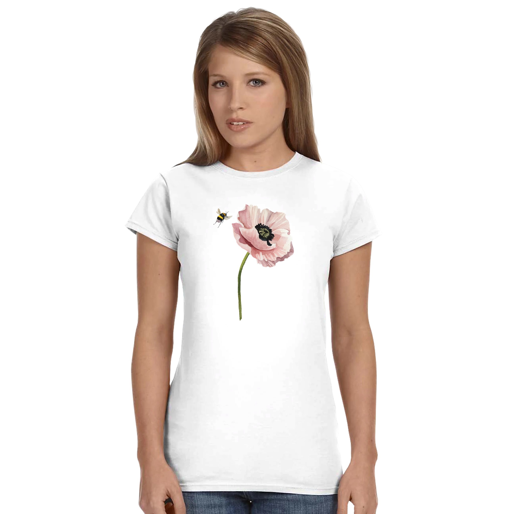 T-shirt Donna Wildflower con Stampa Floreale - Klothero