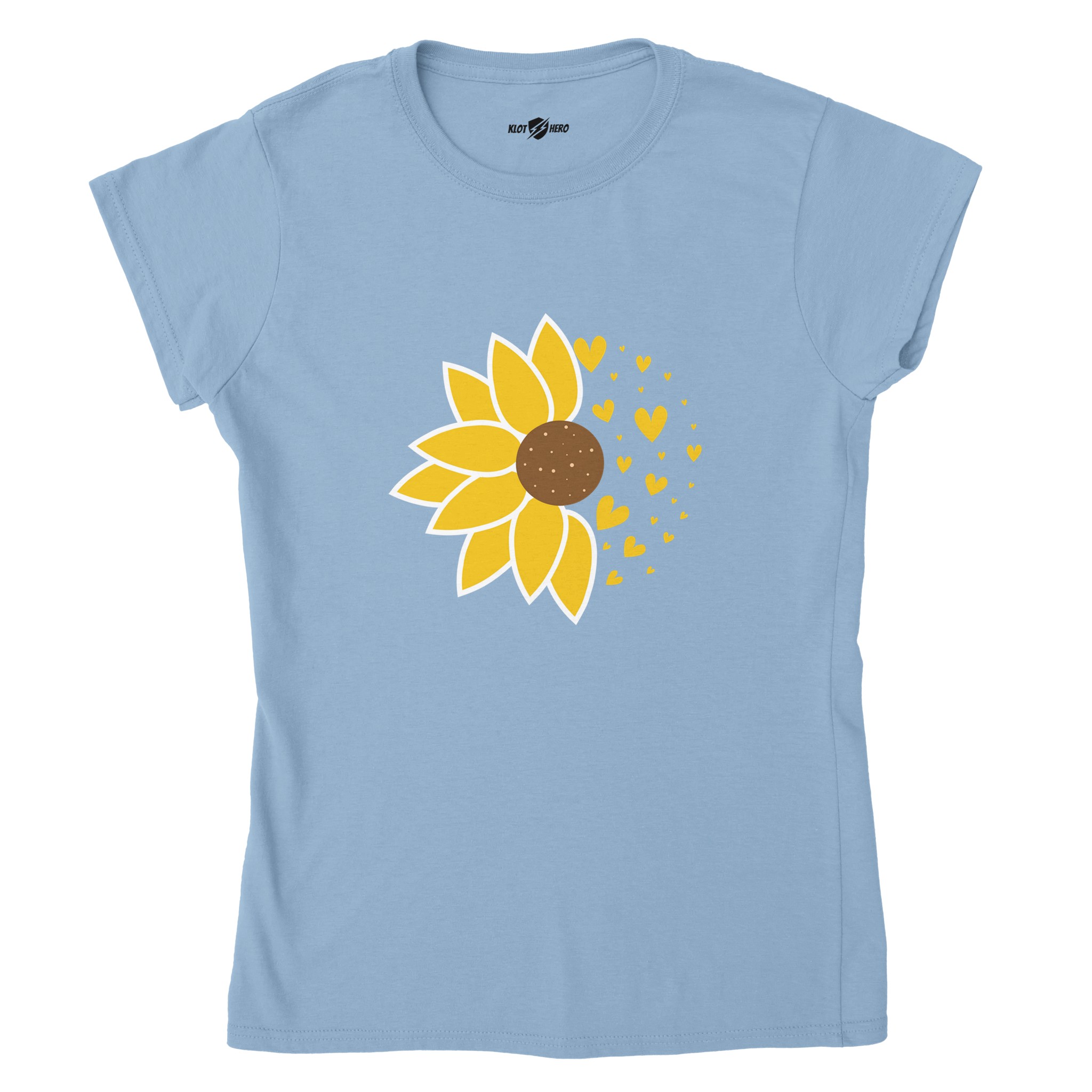 T-shirt Girasole e Cuori - Donna - Klothero