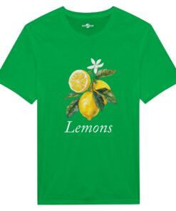 T-shirt Donna “Lemons” con Stampa Limoni - Klothero