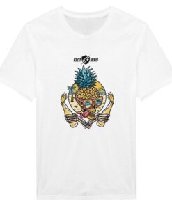 T-shirt Cotone Uomo Tropical Skull | Maglia Streetwear