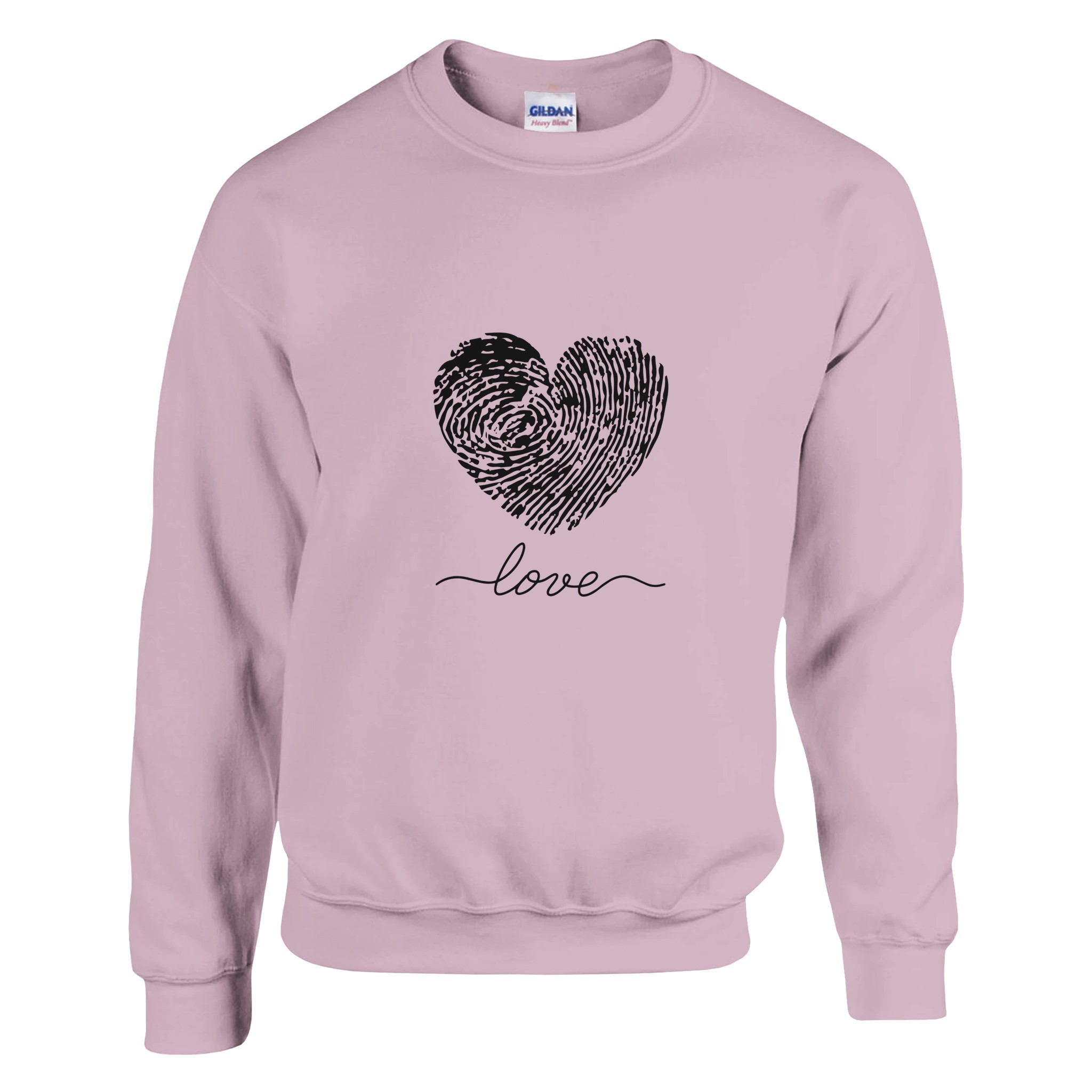 Felpa Heartprint Love con Stampa Cuore - Klothero