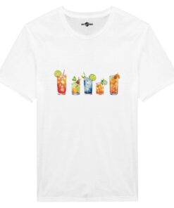 T-shirt Cocktail Drink Colorati - Maglia Donna - Klothero