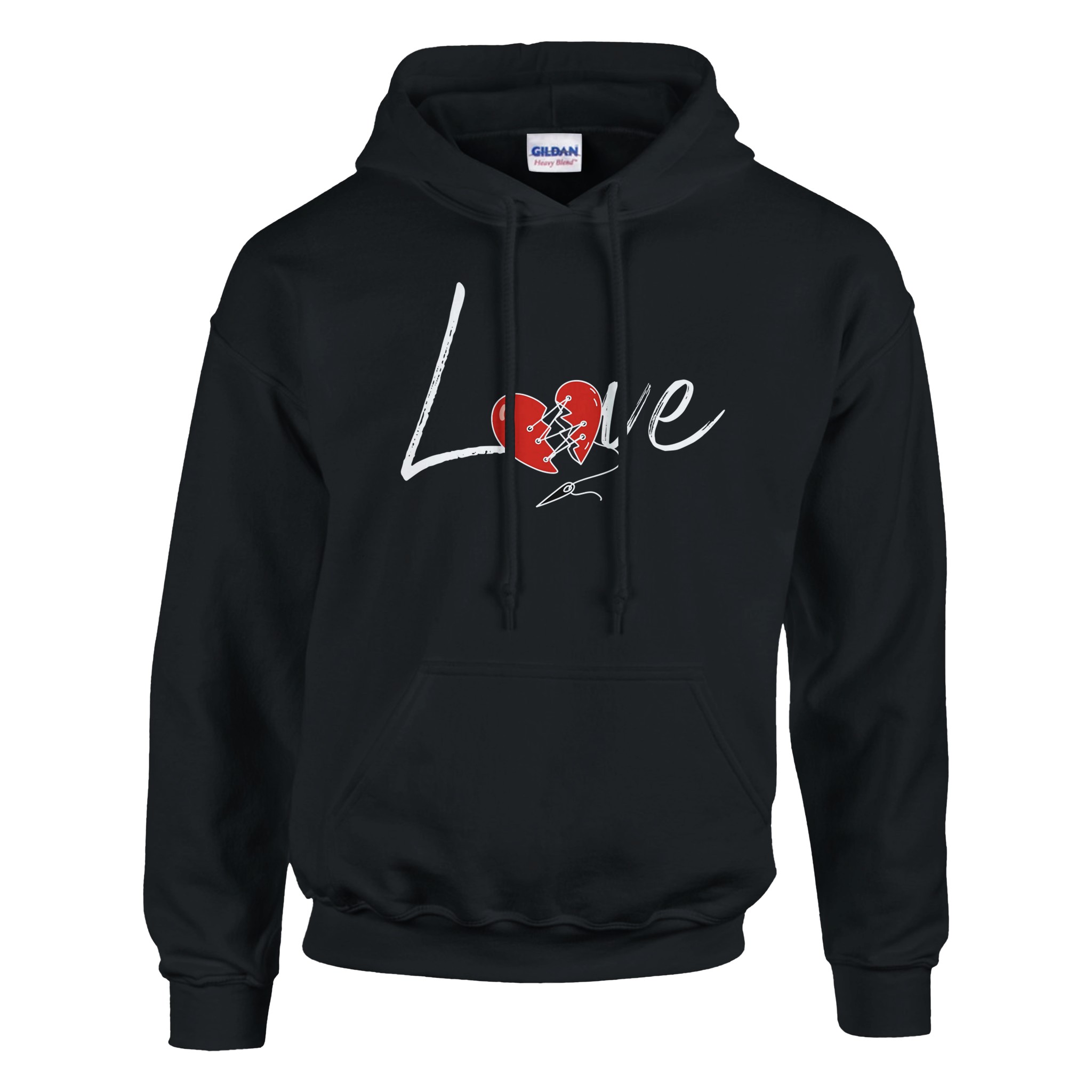 Felpa Unisex con Cappuccio “Love”| Felpa Hoodie - Klothero