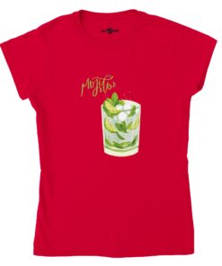 T-shirt Donna Mojito Mood |Maglia Stampa Drink - Klothero