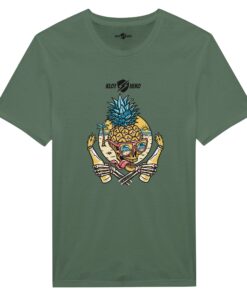 T-shirt Cotone Uomo Tropical Skull | Maglia Streetwear