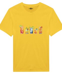 T-shirt Cocktail Drink Colorati - Maglia Donna - Klothero