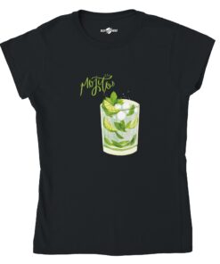 T-shirt Donna Mojito Mood |Maglia Stampa Drink - Klothero