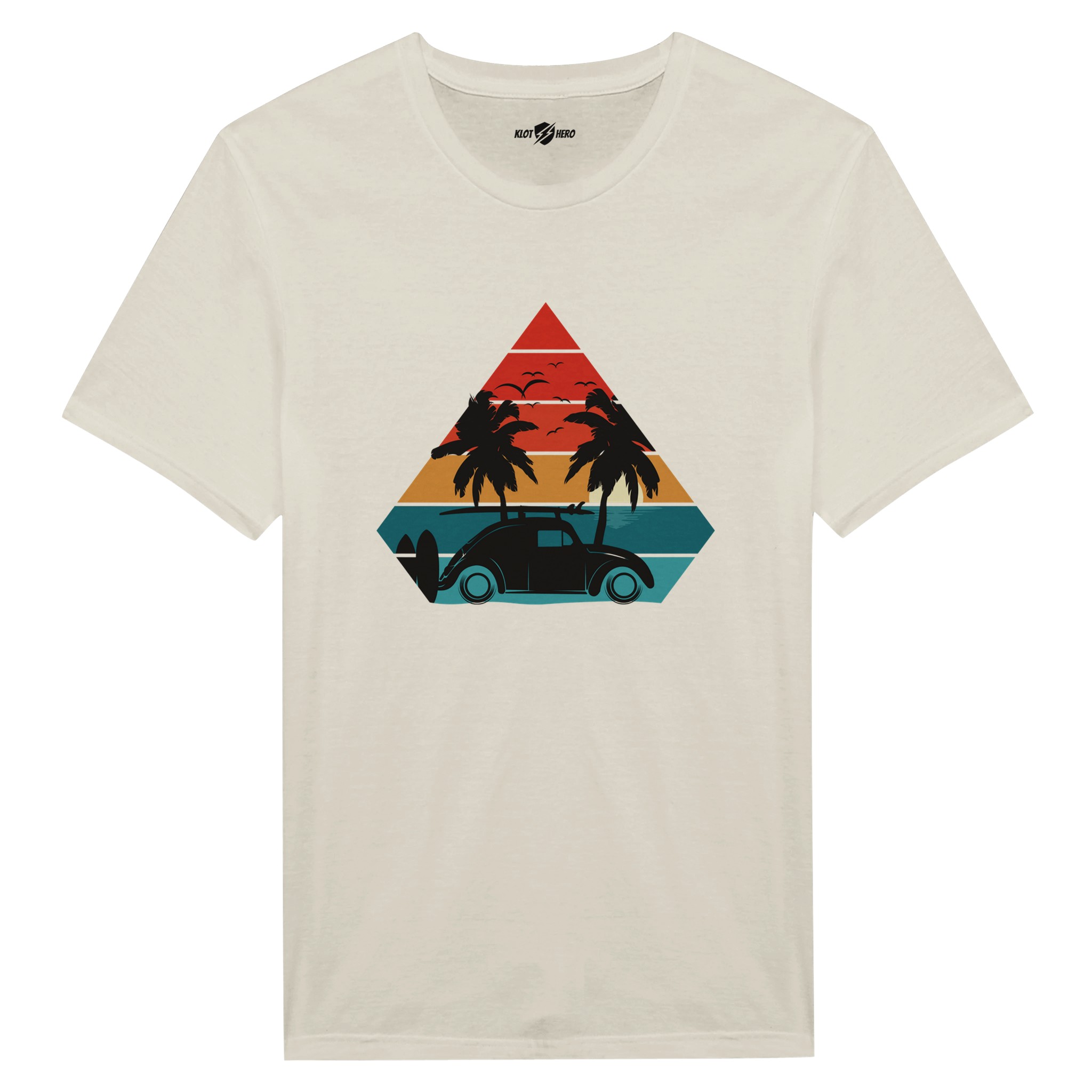 T-shirt Uomo Vintage Sunset Drive | Maglia Casual - Klothero