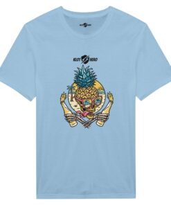 T-shirt Cotone Uomo Tropical Skull | Maglia Streetwear