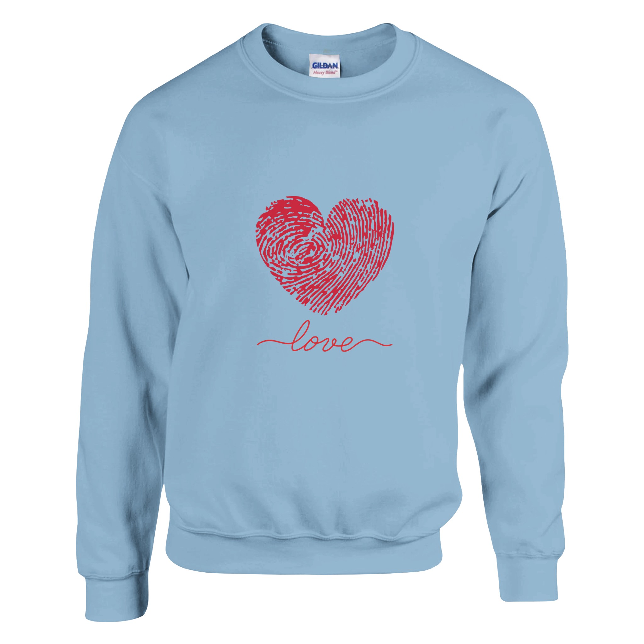 Felpa Heartprint Love con Stampa Cuore - Klothero