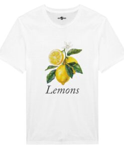T-shirt Donna “Lemons” con Stampa Limoni - Klothero