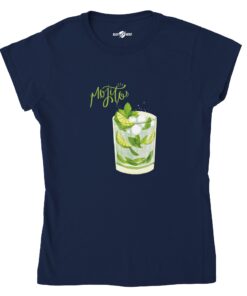 T-shirt Donna Mojito Mood |Maglia Stampa Drink - Klothero
