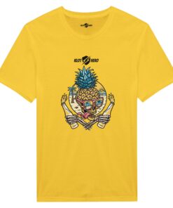 T-shirt Cotone Uomo Tropical Skull | Maglia Streetwear