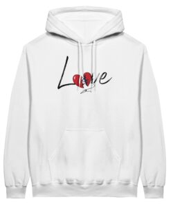 Felpa Unisex con Cappuccio “Love”| Felpa Hoodie - Klothero